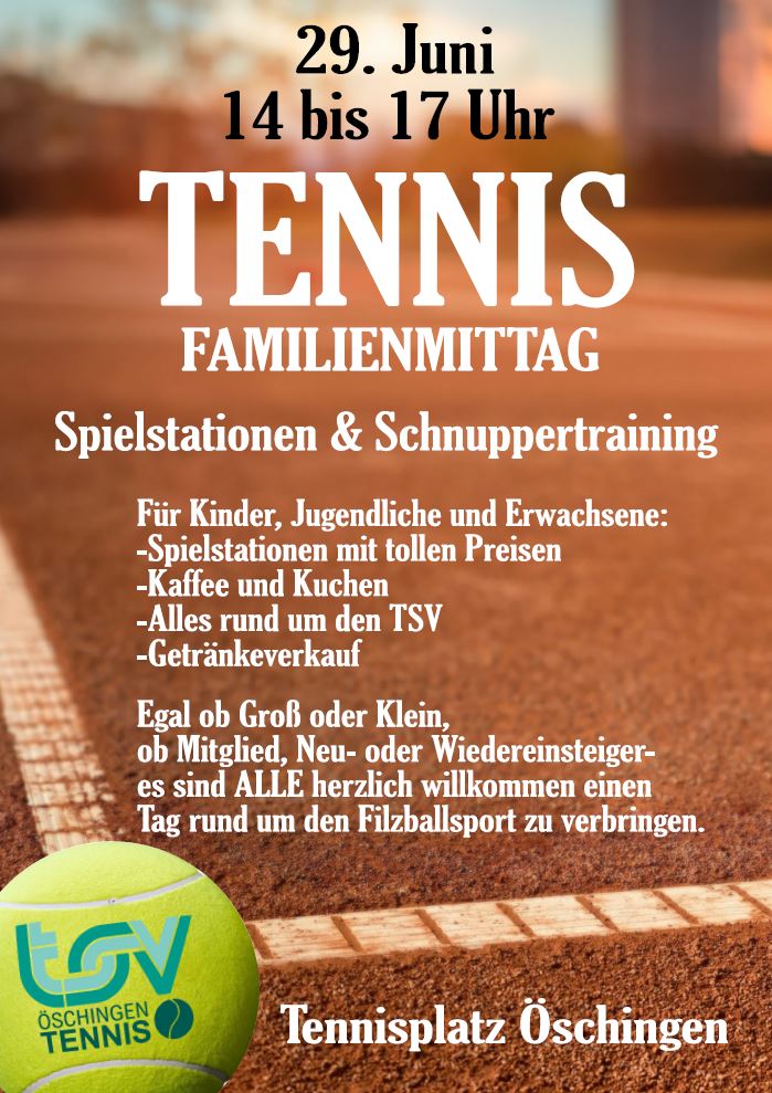 familientag tennis 2025